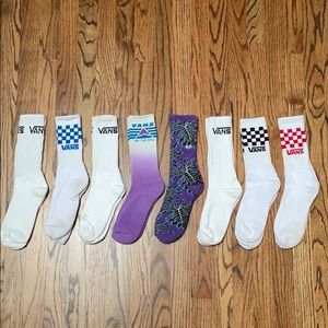 8 Pairs of Vans Socks